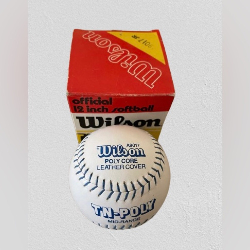 Vintage New Wilson official 12” inch softball.